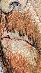 Vincent van Gogh self-portrait detail