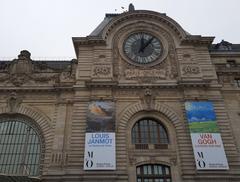 Posters displayed inside Musée d'Orsay, Paris