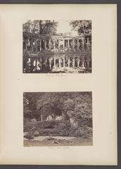 Photograph from 1878 travel album showing scenic European mountain landscape with handwritten caption