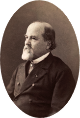 Portrait of French archaeologist Alexandre Bertrand