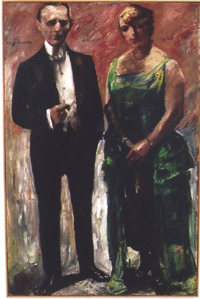 Portrait of David and Lola Leder by Lovis Corinth