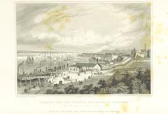 View from Elbhöhe Stintfang overlooking Hamburg in the 19th century