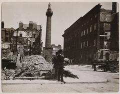 Historic view of Henry Street and General Post Office on May 18, 1916