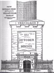 1894 architectural design for new porch and railings of Nelson's Pillar in Dublin by George Palmer Beater
