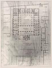 Historical map of the Parliament of Brittany established in 1618