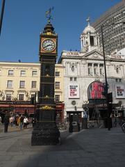 Clock tower in London with blue sky