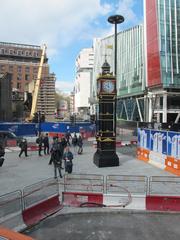 London clock tower with blue sky