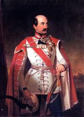 Portrait of Croatian Ban Josip Jelačić in military attire