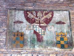 Coat of arms of Pope Innocent VIII in the portico of Santa Balbina in Rome