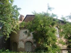 View of the left side and apse of Santa Balbina in Rome