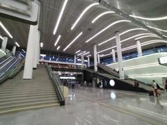 Nizhegorodskaya metro station entrance in Moscow