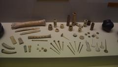 Artisan craftsmanship of bone at Saint Rémi Museum in Reims