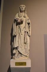 Saint Basle statue at Musée Saint Rémi, Reims