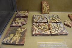 Terracotta floor tiles in the Musée Saint Rémí, Reims