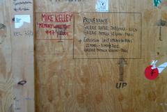 Shipping crates in the entrance hall of K21 art collection, Düsseldorf, September 2024