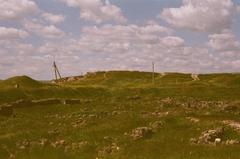 Ancient city of Myrmekion ruins in Kerch