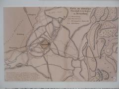 General map of the Roman town Argentoratum with surroundings at Strasbourg archaeological museum