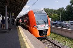 Moscow MCC Avtozavodskaya station building with modern architecture in June 2025