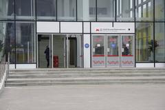 Bulvar Rokossovskogo MCC station entrance in Moscow