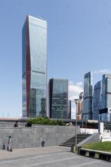 Shelepikha MCC and metro station with closed metro vestibules in Moscow
