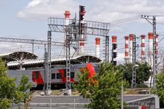 Moscow Shelepikha MCC station entrance with modern architecture and green landscaping