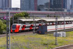 Moscow Shelepikha MCC station surface view in June 2025