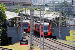 Moscow Shelepikha MCC station exterior in summer 2025