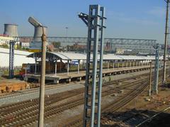 Volgograskaya platform at Ugreskaya station eastern throat