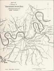 1880 Pioneer Map of Davidson County, Tennessee showing early localities