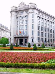 Plaza Moyúa with Agencia Tributaria building in Bilbao
