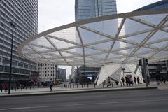 Place Rogier in Brussels with view of city buildings and busy street