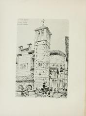 Tower of the Church of Santiago de la Vega in Toledo, Spain