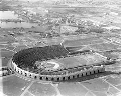 Crowd at Municipal Stadium South Philadelphia during Charles Lindbergh visit