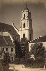 Historic Church of All Saints and Carmelite Monastery on Usikh Svyatykh Street in Vilnius