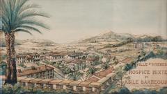 Hospice mixte et asile Barnéoud building in Hyères, 1865