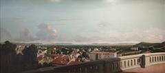 Panoramic view of the city of Hyères between 1884 and 1888 by Étienne Billet
