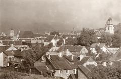 Historical black and white photograph of Vilnia, Zarechcha district in 1919