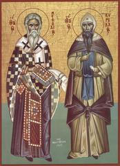 Statue of Bohemian Saints Cyril and Methodius