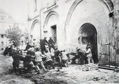 Transfer of the remains of grand duchesses and tsarinas before the destruction of the Ascension Monastery