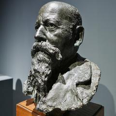 Bronze posthumous bust of Samuel Cutler Ward by Mariano Benlliure