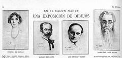 Exhibition of drawings at Salon Nancy in 1927