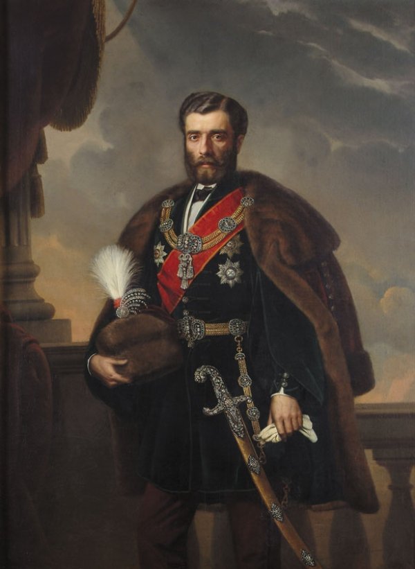Portrait of Prince Mihailo Obrenović III of Serbia