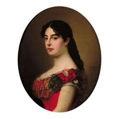 Portrait of Queen Natalija of Serbia
