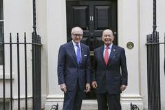 U.S. Secretary of Commerce Wilbur Ross visiting London