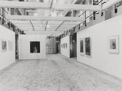 Black and white photo of the AZL-Galerie in the new construction phase I of Academisch Ziekenhuis Leiden at Rijnsburgerweg 10