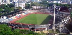 Aerial view of Stadium Merdeka in Kuala Lumpur, Malaysia