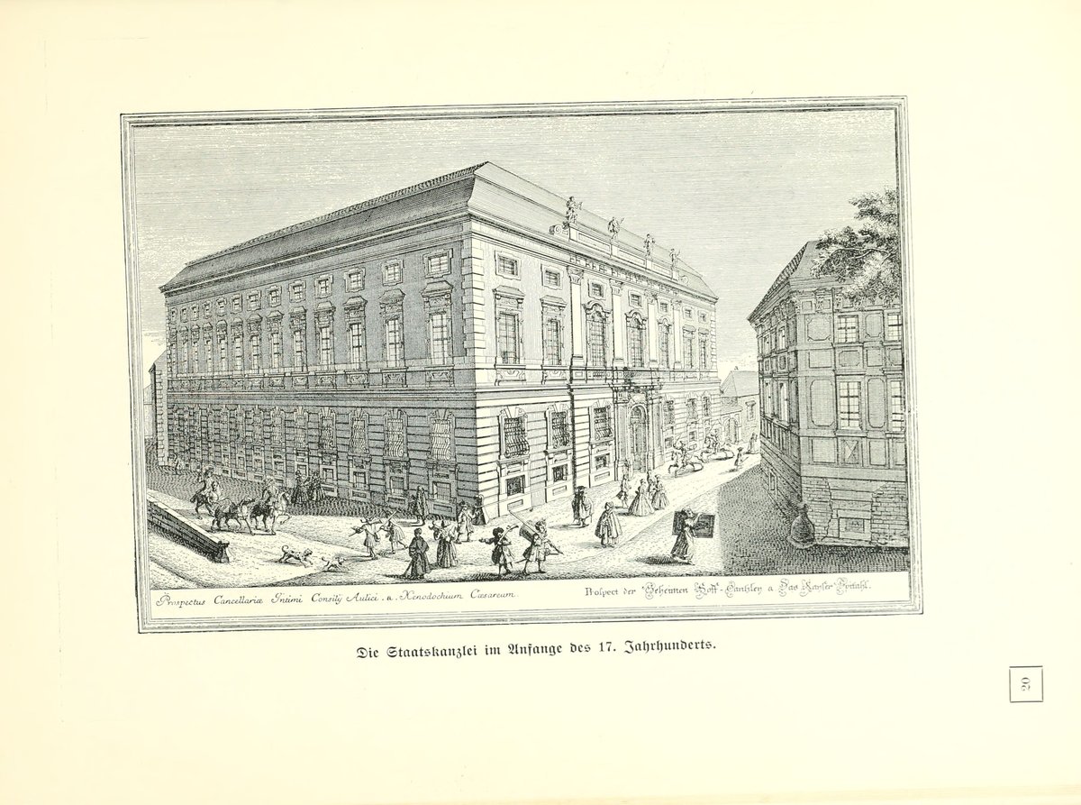 Vintage illustration from Altwiener Bilderbuch showing seventy-two views of old Vienna