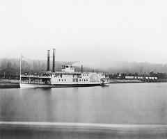 Steamboat Oneonta on the Columbia River in 1867