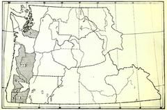 Map of inland land cessions prior to the Yakima War 1855