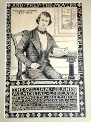 Engraving of William Jeanes by artist Martha Hovenden, 1939